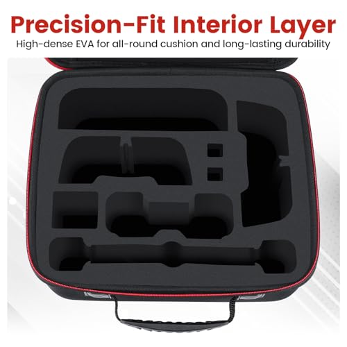 Migitec All-In-1 Travel Carrying Case Compatible with Nintendo Switch 2 | Protective Hard Case for Switch 2 Console, Dock, Pro Controllers, Joy-Con Grip, Power Adapter, 21 Games, Cables & Accessories