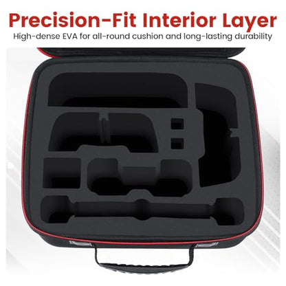 Migitec All-In-1 Travel Carrying Case Compatible with Nintendo Switch 2 | Protective Hard Case for Switch 2 Console, Dock, Pro Controllers, Joy-Con Grip, Power Adapter, 21 Games, Cables & Accessories