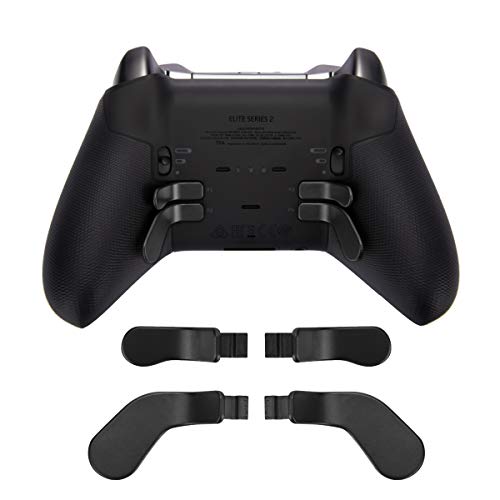 13 in 1 Metal Thumbsticks for Xbox One Elite Series 2, Elite Series 2 Controller Accessory Parts, Gaming Accessory Replacement, Metal Mod 6 Swap Joysticks, 4 Paddles, 2 D-Pads, 1 Tool - color: Black