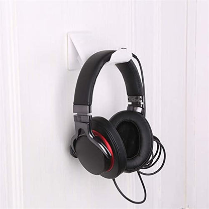 Headphone Holder PC Gaming Headphone Controller Stand Holder Wall Mounted Game Handle Storage Rack Headphone Holder Rack for Universal Controller Headset Stand (Color : Black)