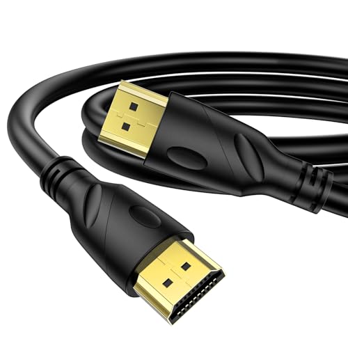 8K HDMI Cable 6ft, 48Gbps Ultra High Speed HDMI 2.1 Cord,Gold Plated Connectors, Supports 8K@60Hz & 4K@120Hz,eARC, HDR, 3D,Compatible with PS5, Xbox Series X/S, Soundbar, 4K TV, Blu-Ray Player - size: 6.6FT
