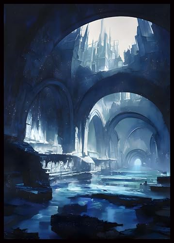 MTG Card Sleeves -Undercity Sewers- Surveil Lands - Ultra Clear Front & Matte Finish Back, 100 Count Standard Size Matte Art Sleeve for Magic the Gathering - color: Undercity Sewers