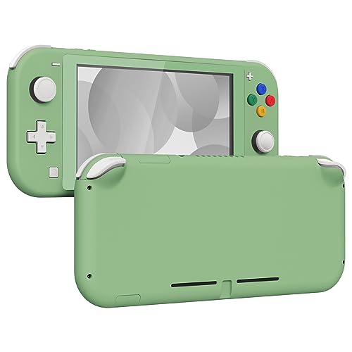 eXtremeRate Matcha Green DIY Replacement Shell for Nintendo Switch Lite, NSL Handheld Controller Housing w/Screen Protector, Custom Case Cover for Nintendo Switch Lite - color: Matcha Green