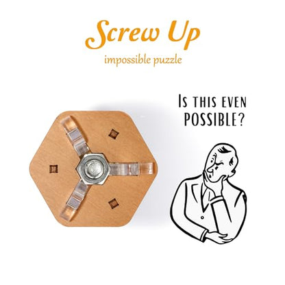 Puzzle Potato - Impossible Puzzle - Brain Teaser Puzzle for Adults - Mechanical Logic Mind Game