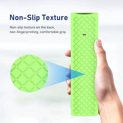 Silicone Case for Hisense U8 TV Remote, ERF3A90, U7G U9G Series 4K ULED Remote Skin, Glow Green - color: Glow Green
