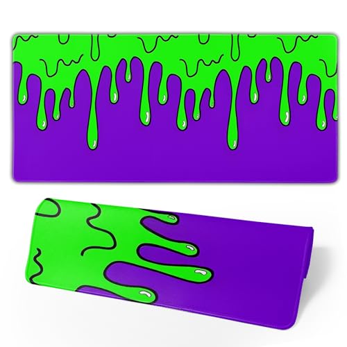 Gaming Mouse Pad Abstract Dripping Design Desk Mat Desk Pad Large Gaming Mouse Pad E-Sports Office Keyboard Pad Computer Mouse Non-Slip Computer Mat Gift for Teen Boyfriend Girlfriend - color: Dripping