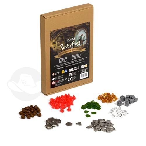 Everdell Silverfrost Essentials Edition Upgrade Pack – Upgraded Resource Tokens & Deluxe Components, Upgrade Kit for Silverfrost Board Game, Essentials Edition Upgrade