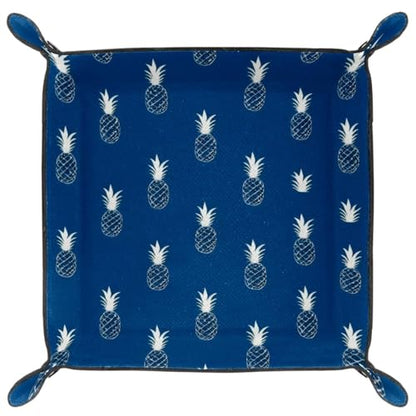 Pineapples Fruit Dice Tray Dice Rolling Tray Folding Dice Holder for Dice Games, Like RPG, DND and Other Table Games - color: Multi 15