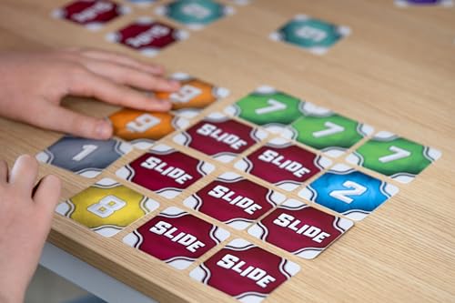 Slide | Fast & Fun Tile Placement Card Game Where the Lowest Score Wins | Beginner & Family Friendly Strategy Board Games | A Tabletop Favorite for Kids & Adults | Ages 7+ | 2 - 6 Players | 15 Min