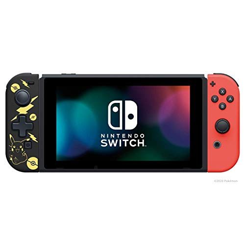 Hori Nintendo Switch D-Pad Controller (L) (Pokemon: Black & Gold Pikachu) By - Officially Licensed By Nintendo and the Pokemon Company International - Nintendo Switch - style: Black & Gold Pikachu