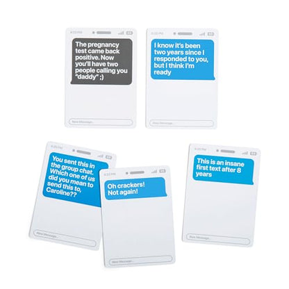 New Phone, Who Dis? by Relatable – Offline Text Message Party Game - Spicer Edition Party Game, Funny Social Icebreaker for Groups, and Summer Fun for Game Night, Includes 50 Inbox & 250 Reply Cards - style: Core Game
