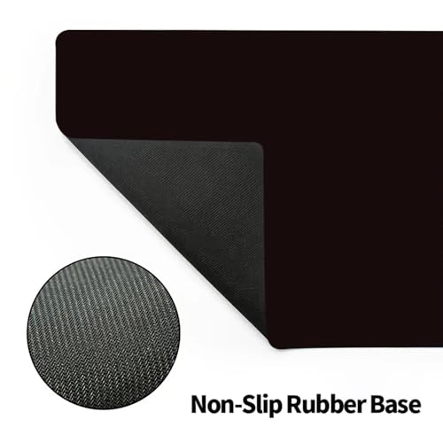 TCG Playmat, Black MTG Game Mat, Mousepad Compatible for MTG Trading Card Game Playmats Board Game TCG Playmat Table Mats Games Size 24 x 14 inches
