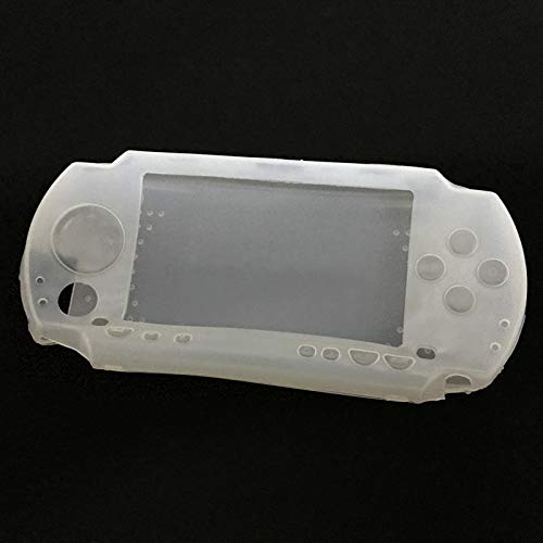 Protective Soft Rubber Silicone Skin Case Cover for PSP 1000 1001 (White) - color: White