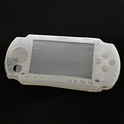Protective Soft Rubber Silicone Skin Case Cover for PSP 1000 1001 (White) - color: White