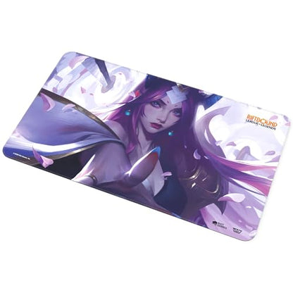 Riftbound: League of Legends - Playmat: Irelia -TCG Spiritforged Spirit Blossom, 24x14, Neoprene, Character Art, Tabletop Trading Card Game Accessory - style: Irelia