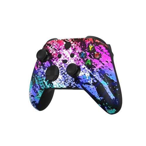 Custom Controllerzz Wireless Controller for Microsoft Xbox Series X/S & Xbox One - Custom Soft Touch Feel - Custom Series X/S Controller (X/S Digital Mirage) - color: X/S Digital Mirage