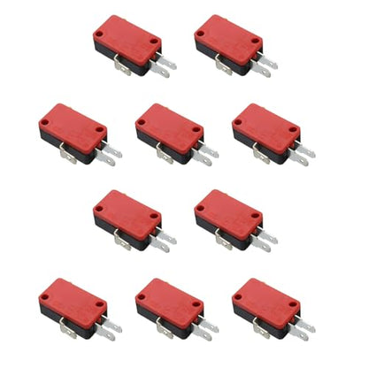 10PCS Durable 3-pin Microswitch for Arcade Push Button Repairing Replacement