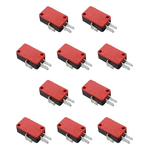 10PCS Durable 3-pin Microswitch for Arcade Push Button Repairing Replacement