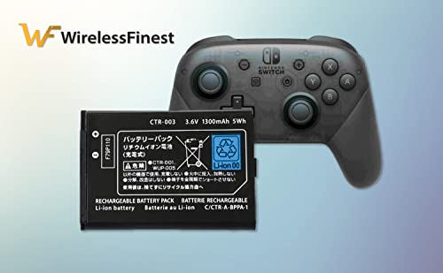 Battery CTR-003 Replacement for Nintendo Switch Pro Controller HAC-013 Fix Dead Power Issue + Tool