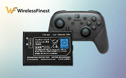 Battery CTR-003 Replacement for Nintendo Switch Pro Controller HAC-013 Fix Dead Power Issue + Tool