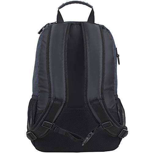 Eastsport Travel Skateboard Backpack Double Strap Laptop Bag Multi-Sport Design for Men and Women, Navy Gradient Ripstop - color: Navy/Gradient Ripstop Print