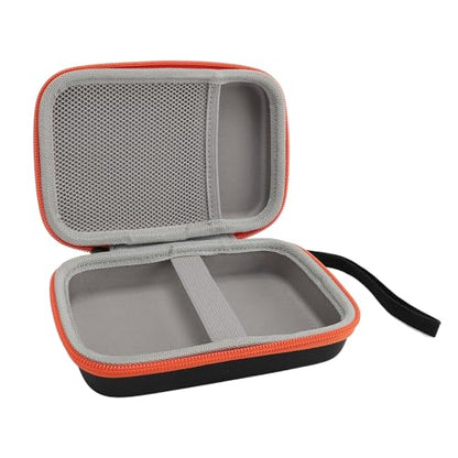 Handheld Game Console Case, Shockproof EVA Travel Storage Bag with Mesh Pocket for R36S R40S PRO RG35XXSP RG353V RG35XX, Portable Gaming Player Case for Outdoor Camping Hiking