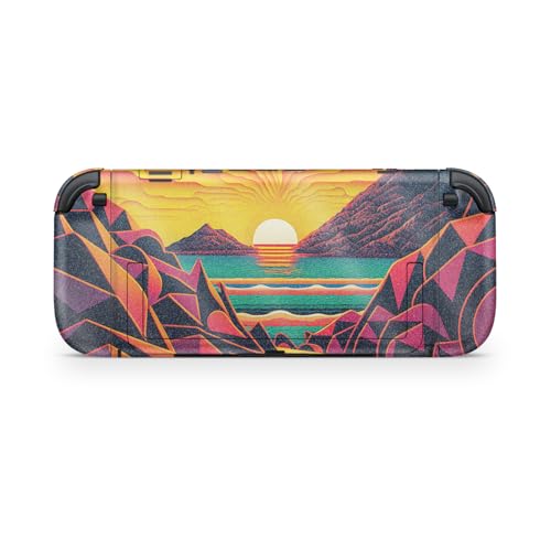 Glossy Glitter Gaming Skin Compatible with Nintendo Switch 2 Console Only - Surreal Journey - Premium 3M Vinyl Protective Wrap Decal Cover - Easy to Apply | Crafted in The USA by MightySkins - color: Surreal Journey, size: Switch 2 Console Skin Only, styl