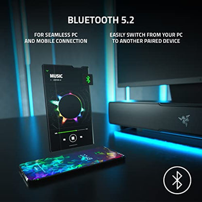 Razer Leviathan V2, Multi-Driver PC Gaming Soundbar w/Subwoofer, Black - color: Black, size: V2