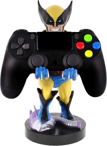 Exquisite Gaming Marvel Wolverine Cable Guys Controller Holder, PS5 Stand Figure, Device Organizer