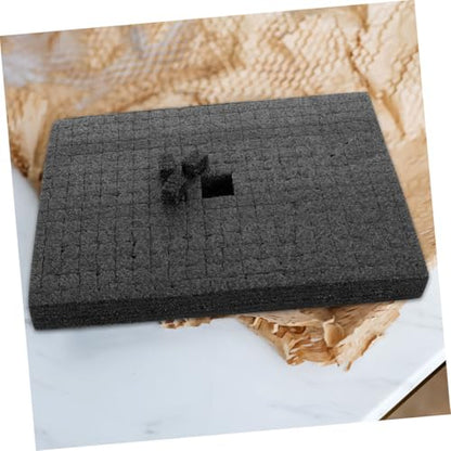 Black Foam Pad 500x300x30mm Foam Insert Cushion for Shock Absorption Express Packing Insert for Toolboxes Board Game Cases and Storage Protection