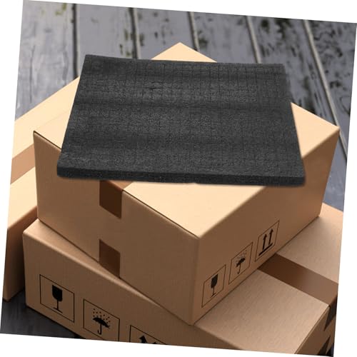 OSALADI Pick and Pluck Foam Insert 33x25cm Shock-Absorbing Black Foam Padding for Tool Boxes Jewelry Boxes and Game Cases for Packing and Shipping Supplies