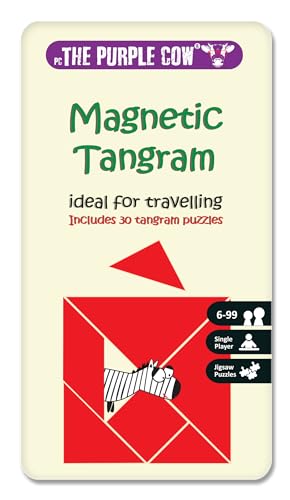 Magnetic Travel Tangram Puzzles Game - Car Games , Airplane Games and Quiet Games - color: Tangrams