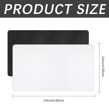 10 Pcs Sublimation Blanks Playmat 14x24 Inch,Trading Board Game mat is Made of Rubber, Versatile Card Game mat and Desk pad for Home Office Use - color: 10 Pcs-sublimation Playmat