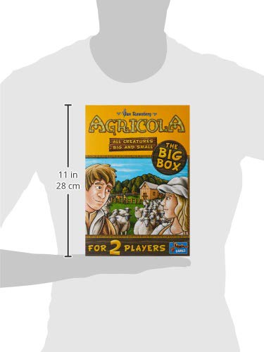 Agricola All Creatures Big and Small The Big Box | Farming Game | Strategy Game for Adults and Kids | Family Board Game | Ages 10+ | 2 Players | Average Playtime 30 Minutes | Made by Lookout Games - size: Medium, style: Classic