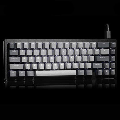 DROP ALT Mechanical Keyboard — 65% (67 Key) Gaming Keyboard, Hot-Swap Switches, Programmable Macros, RGB LED Backlighting, USB-C, Doubleshot PBT, Aluminum Frame (Cherry MX Blue Black) - color: Black, style: Cherry MX Blue RGB