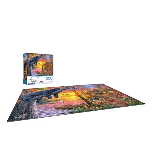 RoseArt - Abraham Hunter - Sleepy - 1000 Piece Jigsaw Puzzle for Adults - style: Sleepy