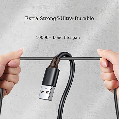 Pocxwa USB-A to Micro Charging Cable, 3.3ft USB 2.0 Charger Cord 1-Pack | Compatible with PS4 Controller, Fire TV Stick, Xbox One S/X, Samsung LG Sony Moto Nokia Old Android Phone & Tablets - size: 3.3Ft, style: 1-Pack