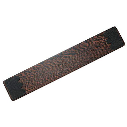 Wooden Keyboard Wrist Rest, Keyboard Wooden Palm Rest, Keyboard Wrist Rest Pad, Solid Wood Mouse Pad Wrist Guard, Wenge Wood Wrist Rest, Wrist Pad for Keyboard, (Wenge, 11.8in) - color: Wenge, size: 11.8in