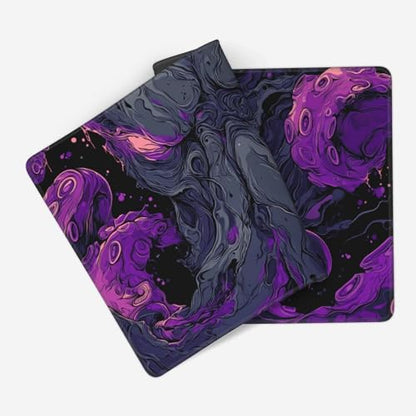 Large Gaming Mouse Pad with Purple Octopus Abstract Art Design, 35.4" x 15.7", for Gaming, Office and Travel - color: octopus