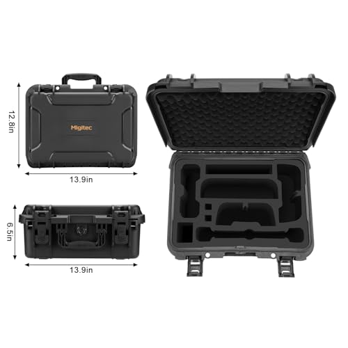Migitec Hard Carrying Case Compatible with Nintendo Switch 2, All-In-One Travel Case for NS2 Console, Dock, 2 Pro Controllers, Joy-Con Grip, Power Adapter, 20 Games and Accessories