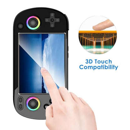 2 Pack Compatible with Anbernic RG40XX H Screen Protector,Full Coverage 9H Tempered Glass Film,HD Clear Scratch Resistant,Bubble-Free for Anbernic RG40XX H Retro Game Screen Protector
