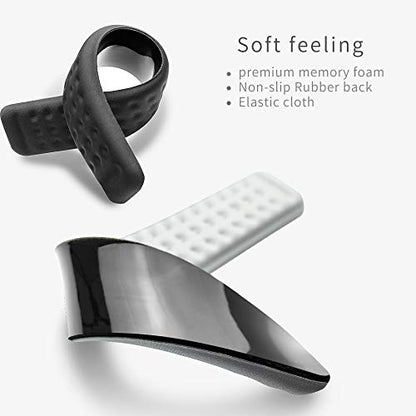 Keyboard and Mouse Wrist Rest Set Gaming Memory Foam Ergonomic Hand Palm Rest Support for Computer, PC, Laptop, Mac Typing and Wrist Pain Relief and Repair (17.3 Inch, Black)