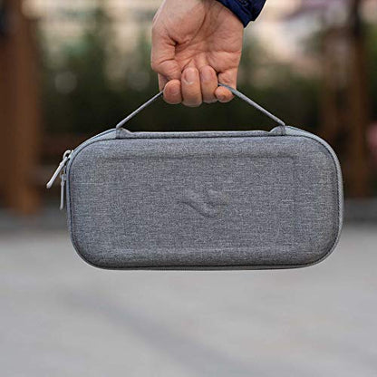 ButterFox Slim Carrying Case for Nintendo Switch Lite with 19 Game and 2 Micro SD Card Holders, Storage for Switch Lite Accessories (Grey)