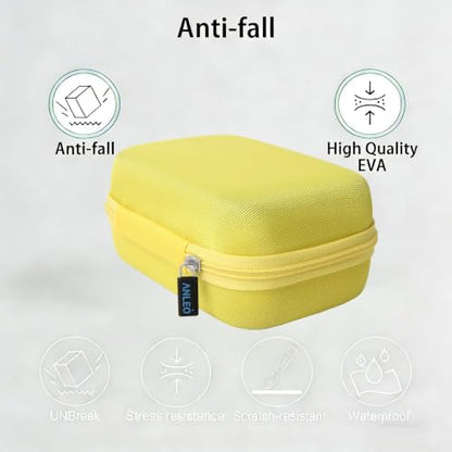 Anleo Hard Travel Case for Card Game of Golf（Only Case） (Yellow)