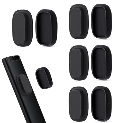 Ninsula 4 Pack Magnetic Remote Control Holder Wall Mount, No Drill Self-Adhesive Organizer TV Remote Holder, Black Organizer Storage Wall Holder for Tv, Fan, Air Conditioner, Bed