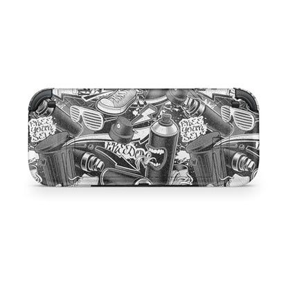 Glossy Glitter Gaming Skin Compatible with Nintendo Switch 2 Console Only - Mono Hip Hop - Premium 3M Vinyl Protective Wrap Decal Cover - Easy to Apply | Crafted in The USA by MightySkins - color: Mono Hip Hop, size: Switch 2 Console Skin Only, style: Glo