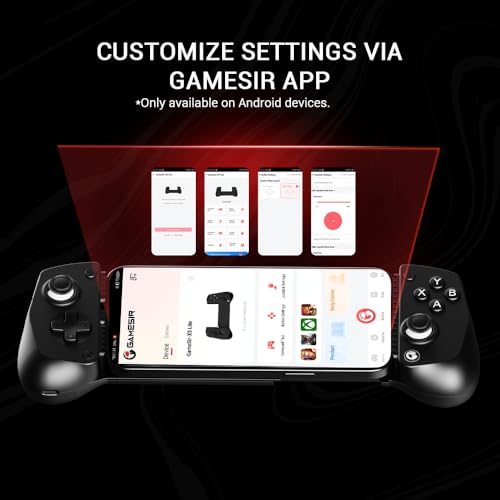 GameSir X5 Lite Mobile Gaming Controller for Android,Hall Effect Joystick | Lightweight Ergonomic Phone Controller- Play Genshin Impact & Zenless Zone Zero
