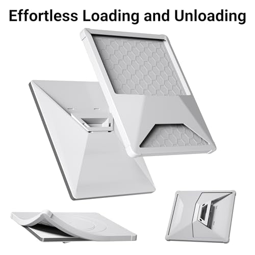 DAIERTEK Starlink Mini Cover, White Silicone Protective Case | Waterproof, Anti-Scratch, Satellite Dish Accessories, For Outdoor Travel RV/Truck/Trailer - color: White