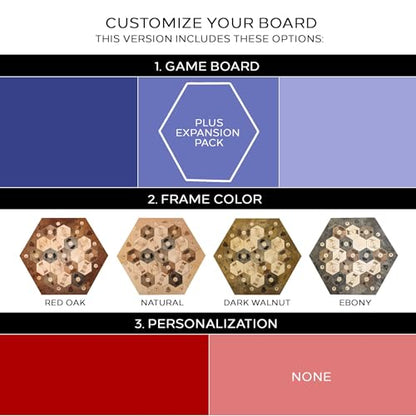 Wood Settler Game Board Expansion Pack - 2-6 Players | Includes: Expansion Pack Only, No Main Board - color: Custom: Expansion Only, size: Custom