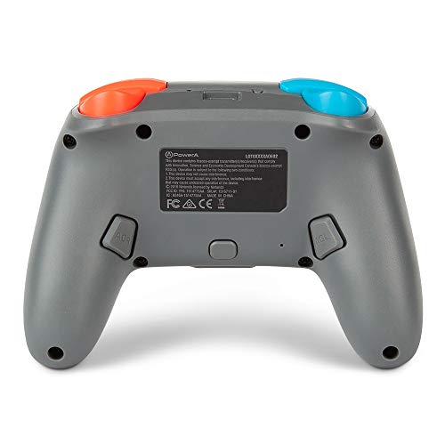 PowerA Nano Enhanced Wireless Controller for Nintendo Switch - Grey-Neon - color: Gray
